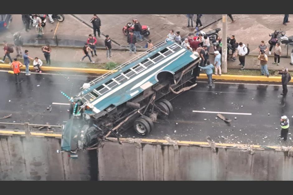 Un fuerte accidente de tránsito fue reportado en el bulevar Los Próceres. (Foto: redes sociales) 