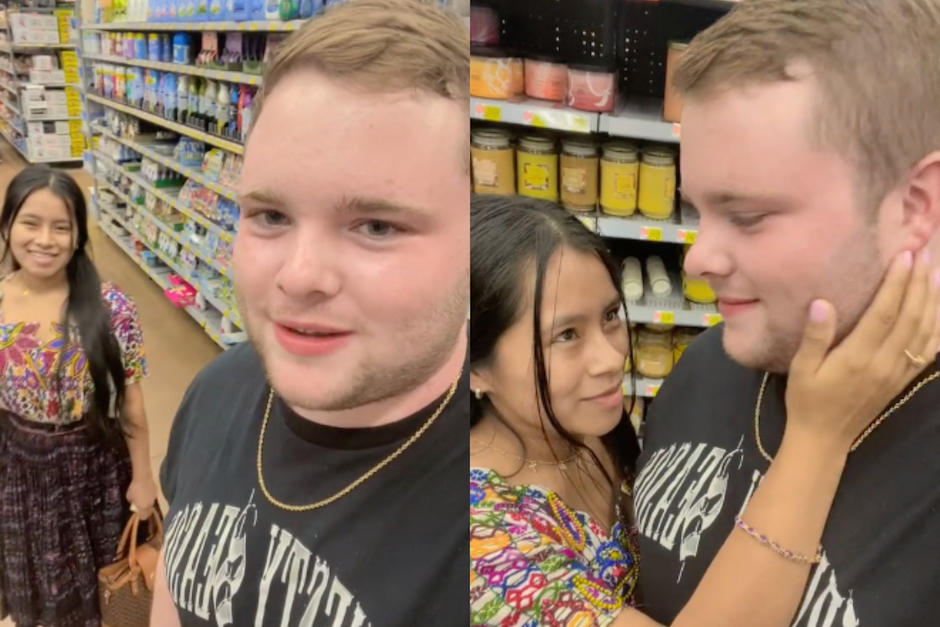 La pareja intercultural es sensación en Tik Tok. (Fotos. Tik Tok)