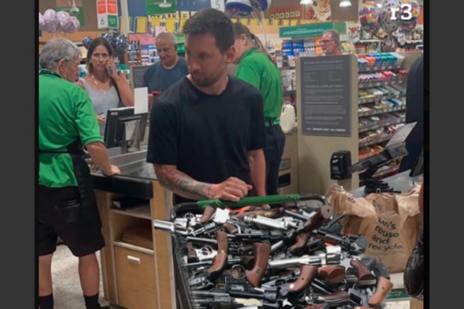 Los mejores memes de Messi en el supermercado de Miami, Florida. (Foto: Twitter)