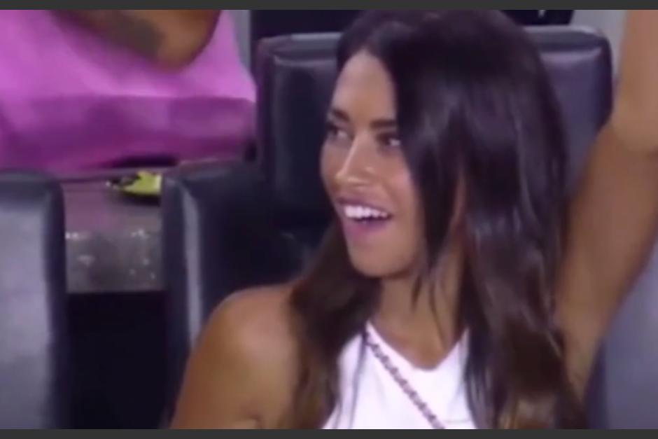 Antonela Roccuzzo, esposa del astro Lionel Messi. (Foto: Captura de video)