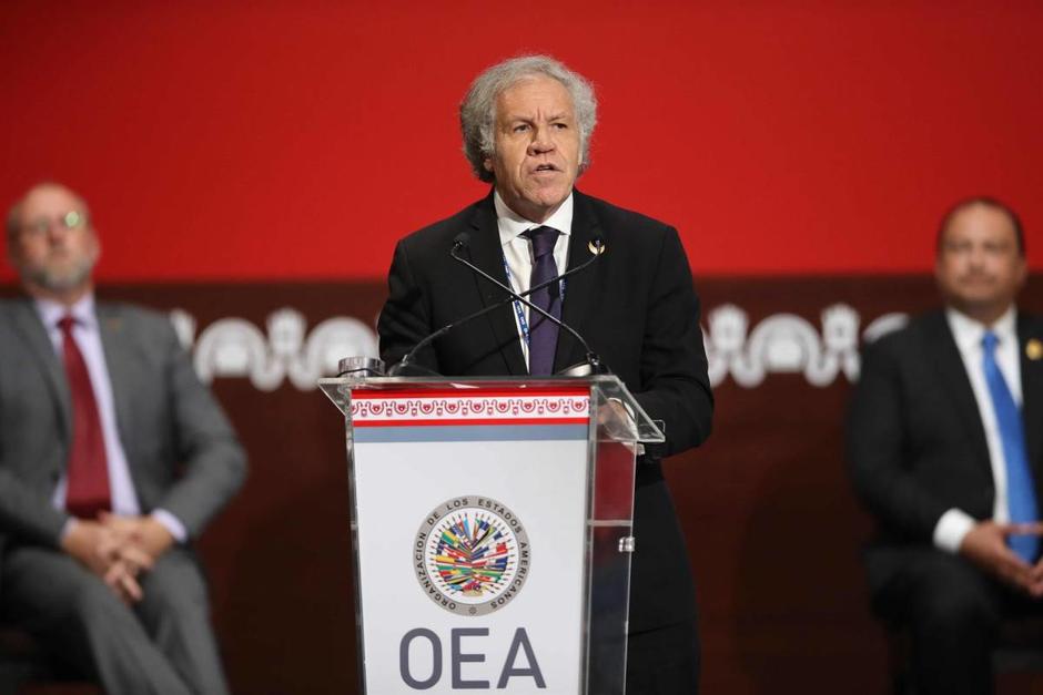 Luis Almagro, jefe de la OEA, arribará a Guatemala la próxima semana. (Foto: AFP)