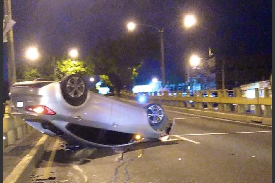 Así terminó el vehículo en el accidente de avenida La Castellana. (Foto: Amilcar Montejo)