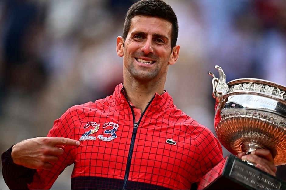 Novak Djokovic ganó Roland Garros, este domingo. (Foto: AFP)
