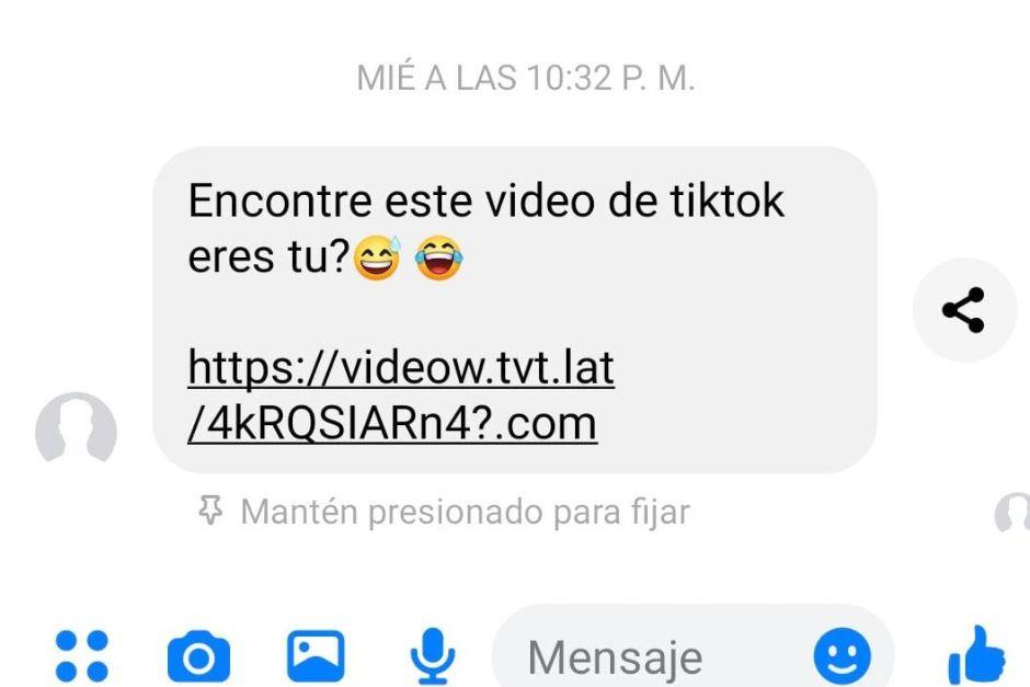 El mensaje llega a usuarios por medio de la red social de Facebook. (Foto: captura de pantalla)