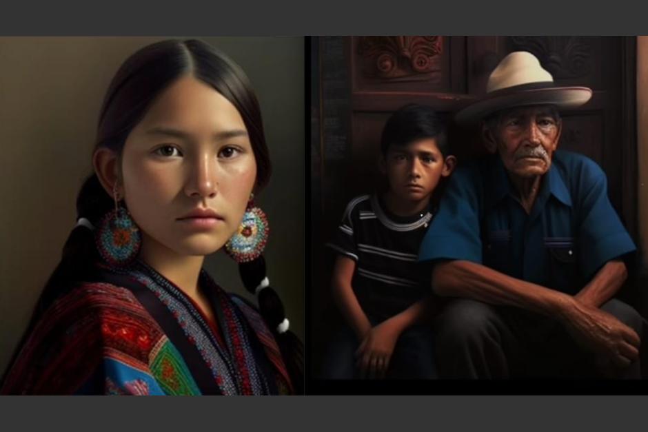 Con ayuda de inteligencia artificial fueron recreados rostros representativos de diversos países. (Foto: captura de video)