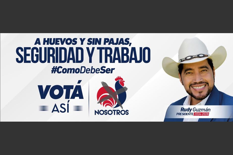 El TSE sancionó al partido Nosotros por campaña "A huevos y sin pajas". (Foto: redes sociales)