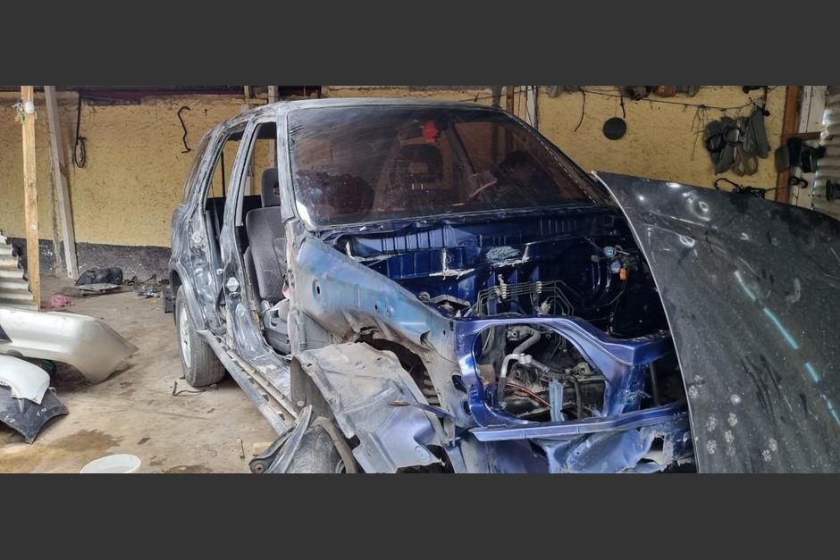 Así es como una estructura criminal vendía los carros que había robado. Tras allanamientos fueron encontrados carros y piezas robadas. (Foto: Ministerio Público)