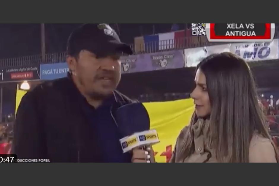 El técnico de Xelajú se hizo viral con estas declaraciones. (Foto: captura video) 