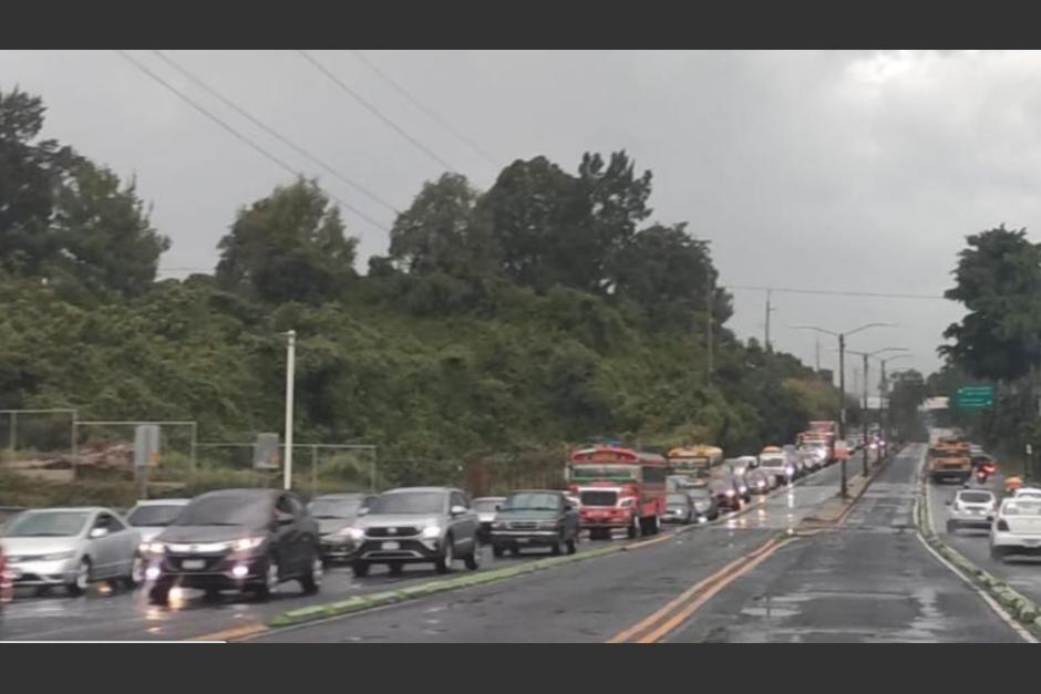 El paso en Villa Nueva para el norte y sur del país continúa lento, informó la PMT de ese municipio. (Foto ilustrativa: archivo/Soy502) 