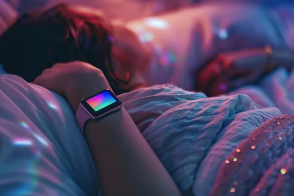 Es mejor evitar dormir con un reloj inteligente, ya que puede ocasionarte diversos problemas de salud .(Freepik) 