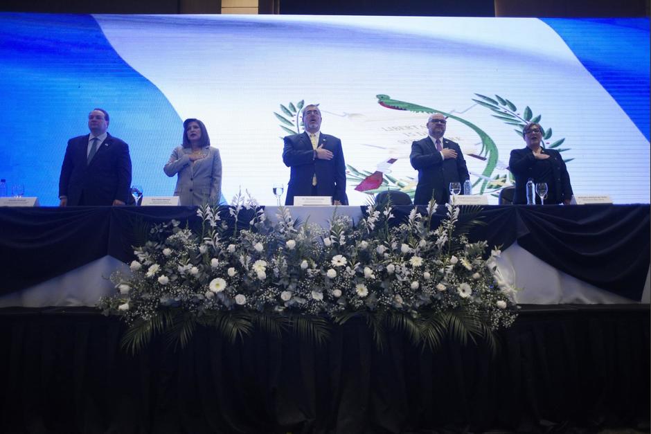 El binomio presidencial presentó su plan de Gobierno a los empresarios de Amcham. (Foto: Wilder López/Soy502)