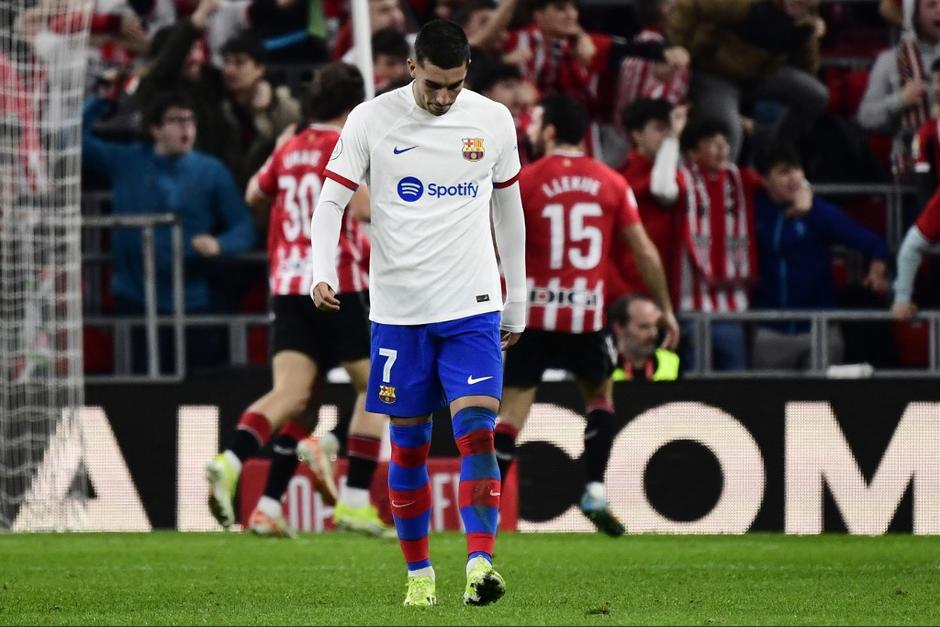 El Athletic Club de Bilbao le remontó el encuentro al FC Barcelona en los tiempos extras. (Foto: AFP)