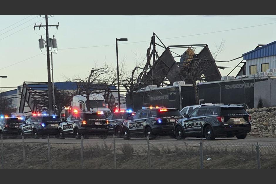 Un mortal accidente ocurrió en el interior de un hangar que se construía en el Aeropuerto Internacional de Boise. (Foto: AP)