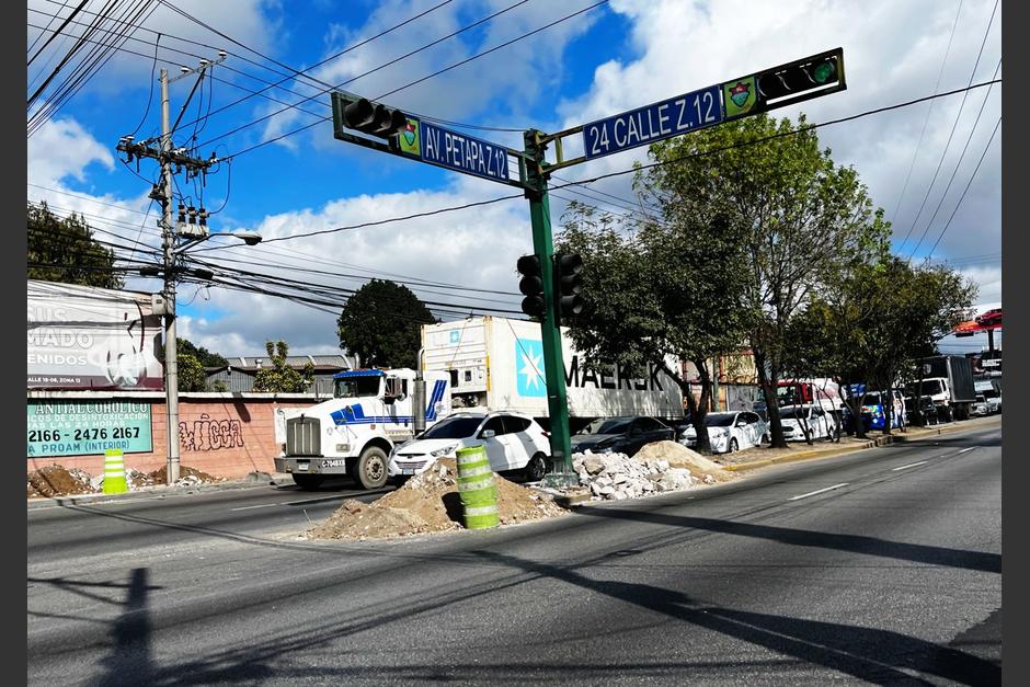 La Municipalidad de Guatemala lleva a cabo trabajos en distintas zonas como parte de un proyecto de señalización. (Foto: Fredy Hernández/Soy502)