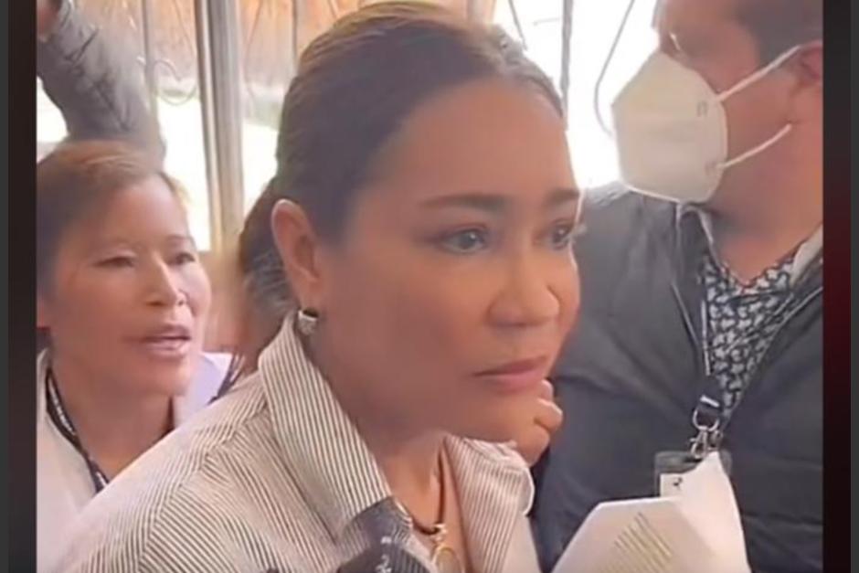 Evelyn Morataya lanzó un "fuerte regaño" a una mujer de nombre "Dominga". (Foto: captura de pantalla) 