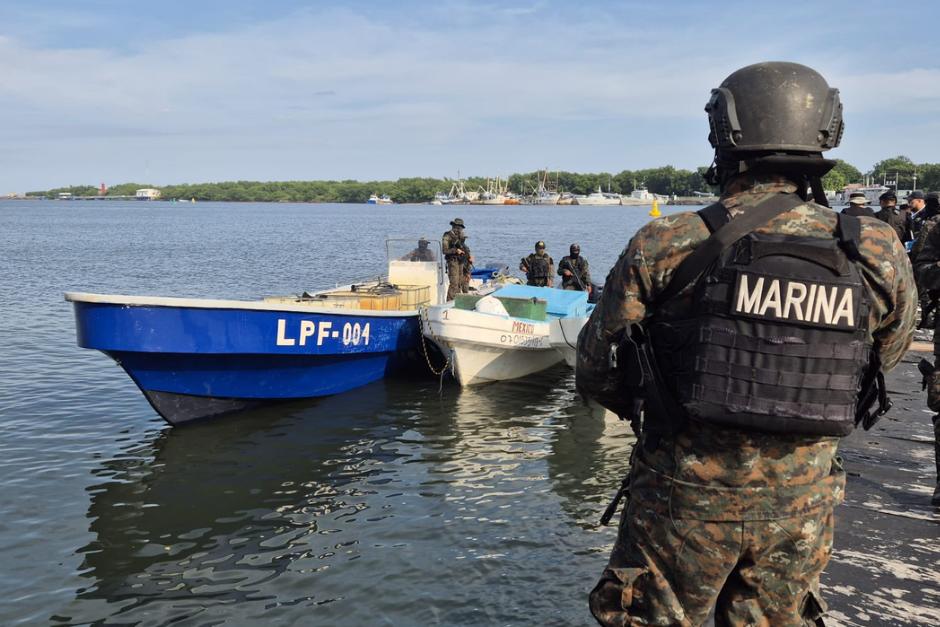 La operación se desarrolló durante patrullajes navales de rutina en aguas del Pacífico. (Foto: Ejército de Guatemala)
