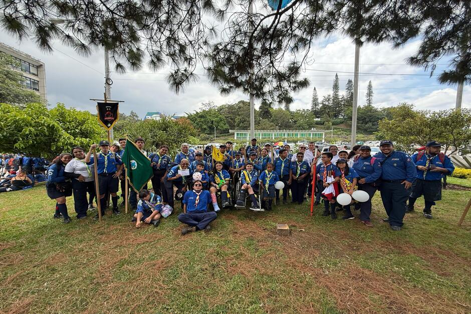 Retrato del Grupo 75, al concluir la caminata. (Foto: Cortesía)