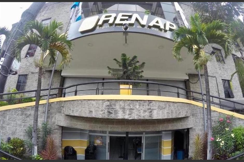 Las oficinas del Renap permanecerán cerradas en todo el país. (Foto: Renap)