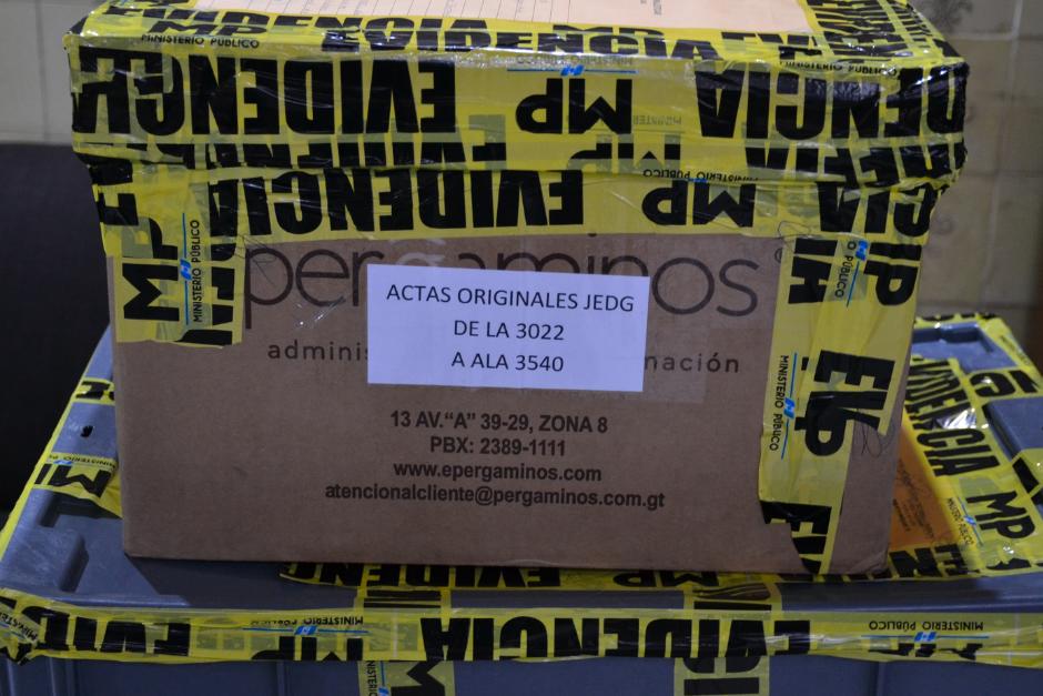 En una bodega ubicada en Mixco, el TSE resguarda las cajas electorales devueltas por la FECI. (Foto: Archivo/Soy502)