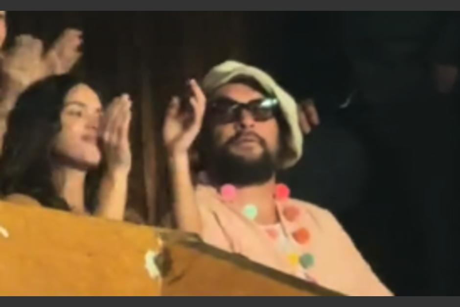 El actor fue visto nuevamente durante una segunda noche. (Foto: captura de video) 