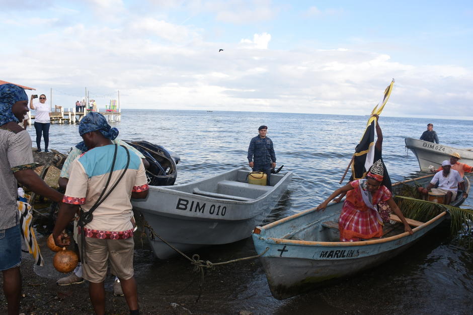 La celebración empieza con la representación de la llegada del pueblo garífuna. (Foto: Archivo)