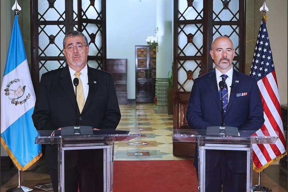 Bernardo Arévalo destacó la lucha que se ha hecho contra el narcotráfico. (Foto: captura de video)
