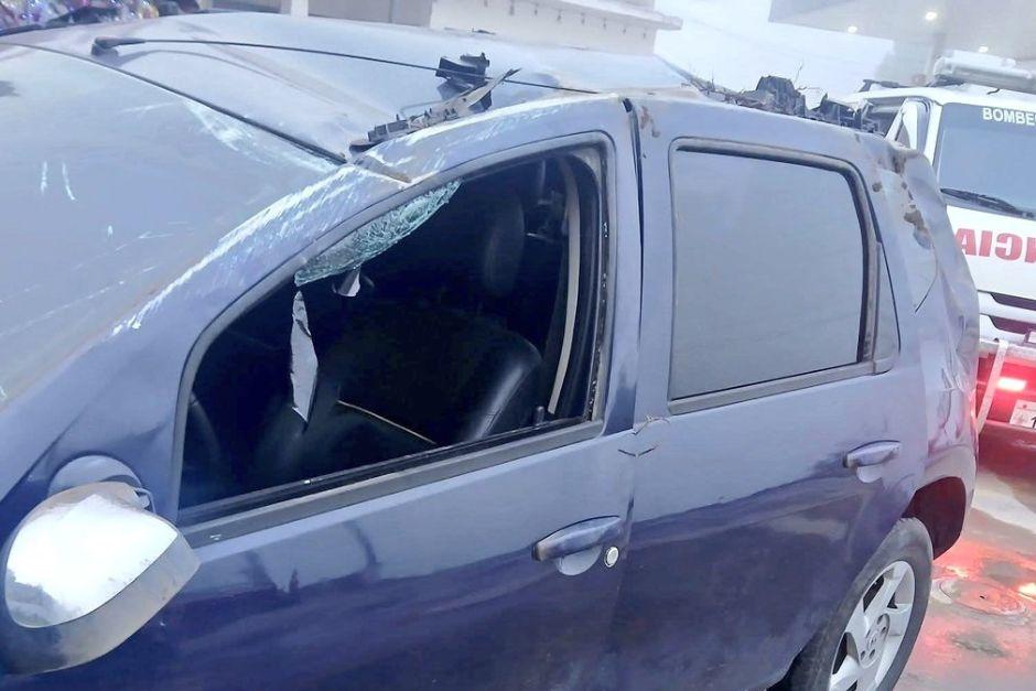 Cuerpos de socorro asisten en el lugar tras el percance. (Foto: Redes sociales)