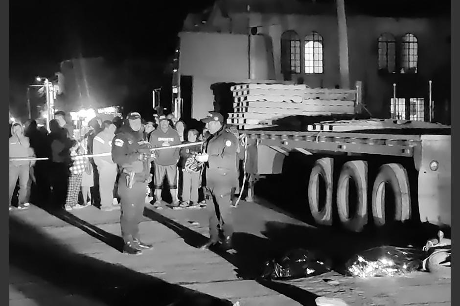 El trágico accidente acabó con la vida de toda una familia. (Foto: Maynor Mérida)