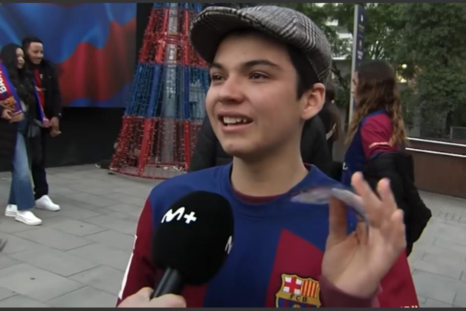 El joven guatemalteco cumplió su sueño. (Foto: captura de video)