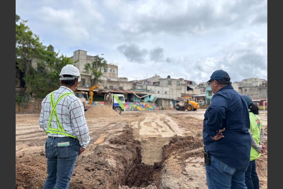 Los trabajos han empezado en el Campo El Carmen. (Foto: Cortesía Municipalidad de Guatemala)