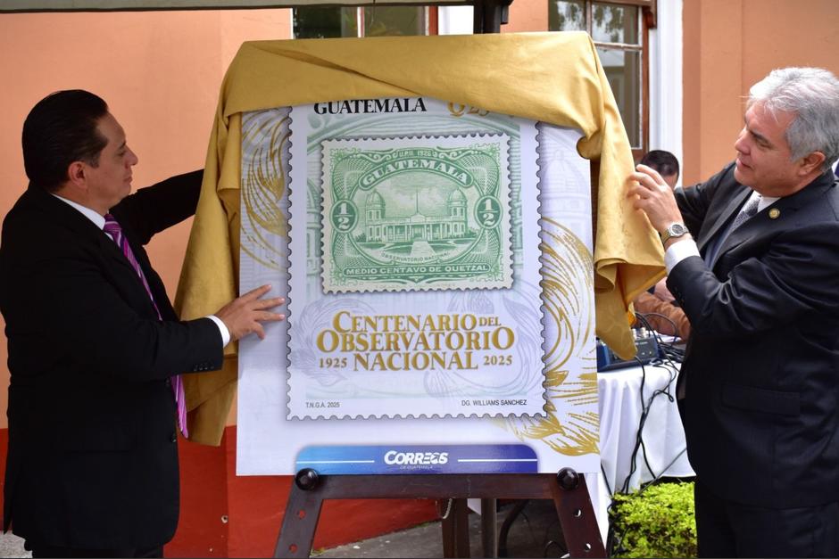 El sello conmenorativo es de colección. (Foto: Insivumeh / Soy502)