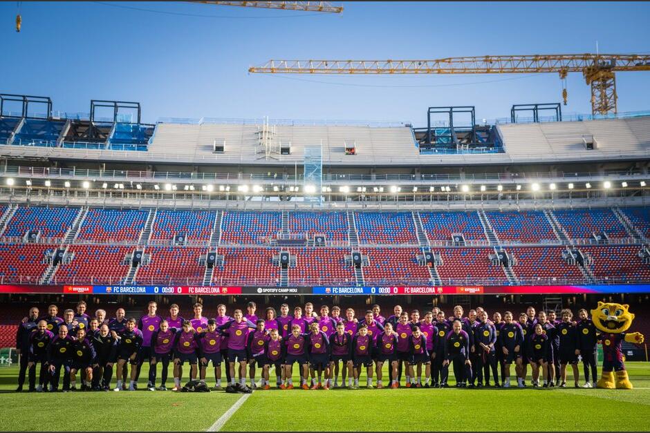 El club jugará su primer partido en el renovado Camp Nou este fin de semana por la liga española. (Foto: FC Barcelona) 