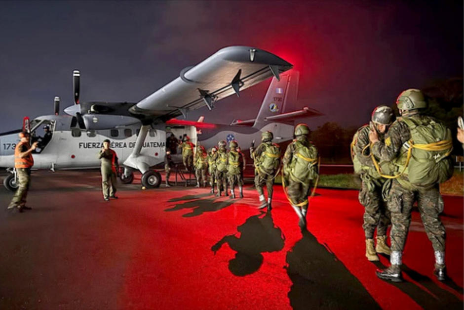 El operativo busca disuadir las actividades del crimen organizado transnacional y garantizar el control territorial. (Foto: Ejército de Guatemala) 