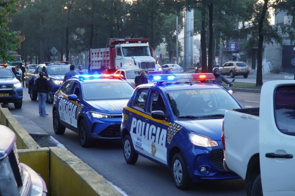 La madrugada de este 22 de noviembre salieron a patrullar por primera vez las nuevas radiopatrullas de la PNC. (Foto: PNC/Soy502)