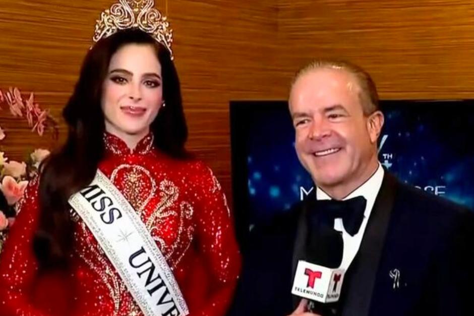 Además de los asuntos legales, el copropietario del Miss Universe está envuelto en una polémica por el triunfo de Fátima Bosch en Miss Universe 2025 (Foto: Telemundo)