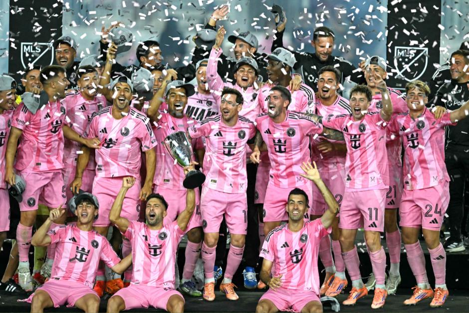 Messi y el Inter Miami festejan el título de la Conferencia Este y ahora van por el cetro de la MLS. (Foto: AFP)
