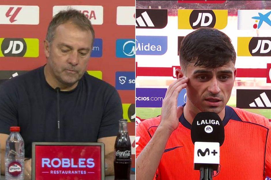 El DT del Barsa reconoció que el equipo no jugó bien. Pedri secundó a su técnico y aceptó que deben de analizar los errores. (Foto: Redes sociales)