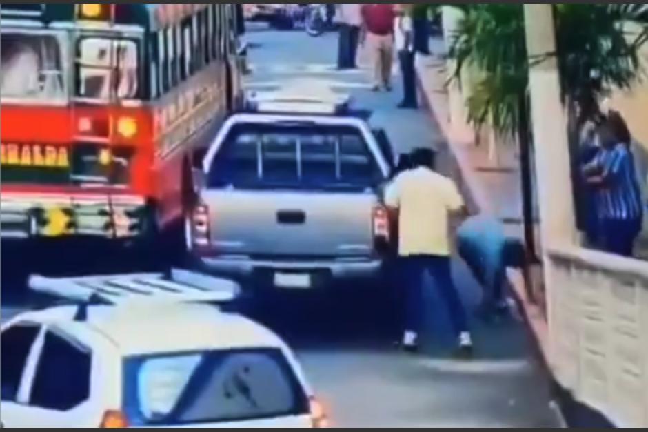 El hecho dejó a un fallecido. (Foto: captura de video)