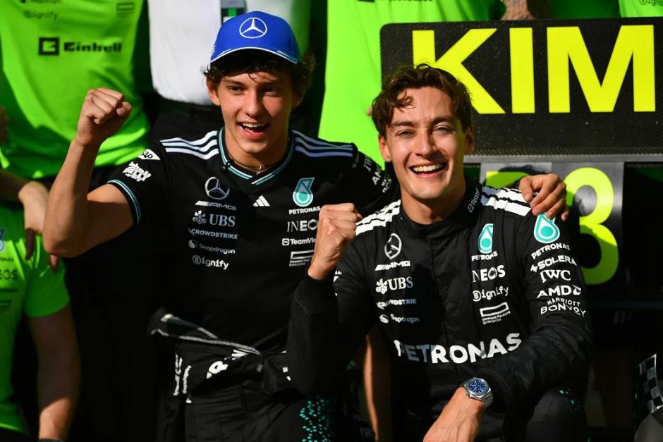 Tanto Kimi como Russell han conseguido ya al menos un podio en esta temporada. (Foto: Mercedes)