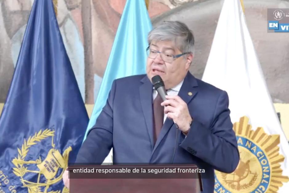 Francisco Jiménez aún sigue en el cargo de ministro de Gobernación. (Foto: Soy502/archivo)