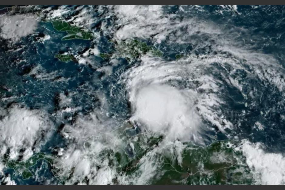 La tormenta fue detectada al norte de las costas de Venezuela. (Foto: imagen satelital)