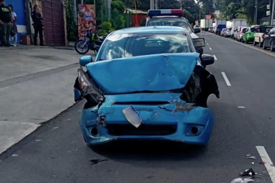 Dos vehículos se encuentran involucrados en el accidente de tránsito. (Foto: Amilcar Montejo)