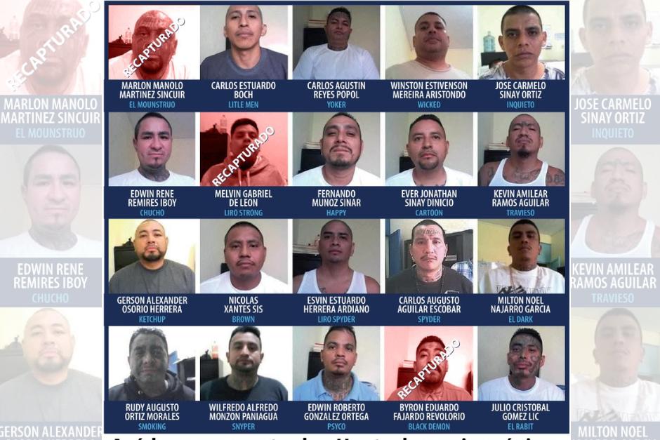 Dos de los pandilleros recapturados tenían audiencia de primera declaració, pero la misma se suspendió. (Foto: Soy502/archivo)