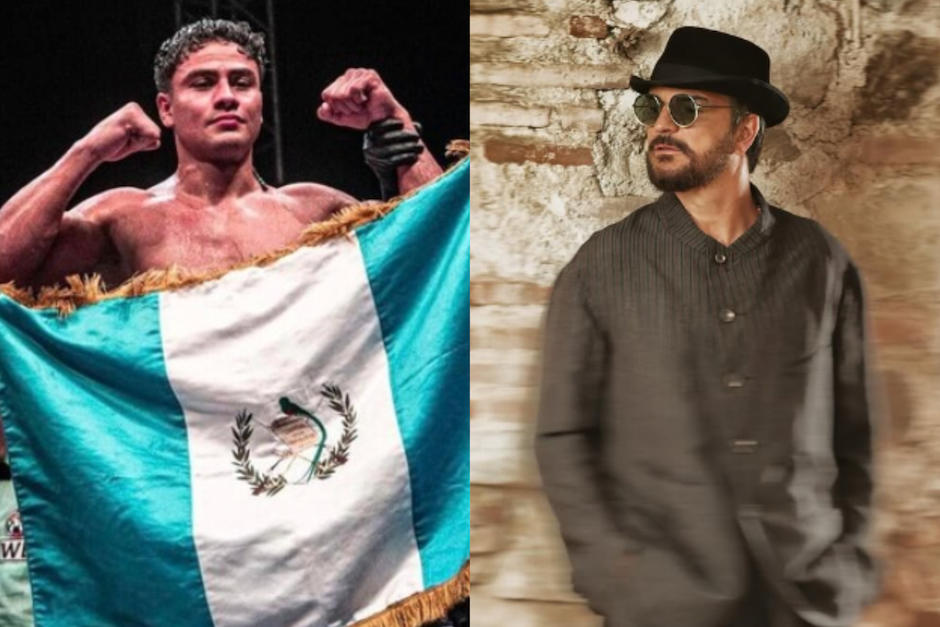 Ricardo Arjona se emocionó en la pelea de Léster Martínez. (Fotos: Redes Sociales)