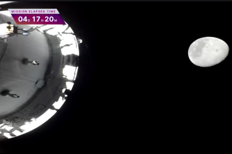 Aquí puedes ver a Artemis II sobrevolar la luna. (Foto: Oficial)