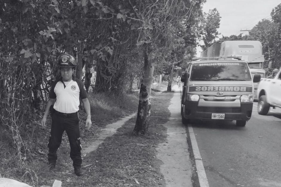 La víctima murió debido al fuerte impacto. (Foto: Bomberos Voluntarios)
