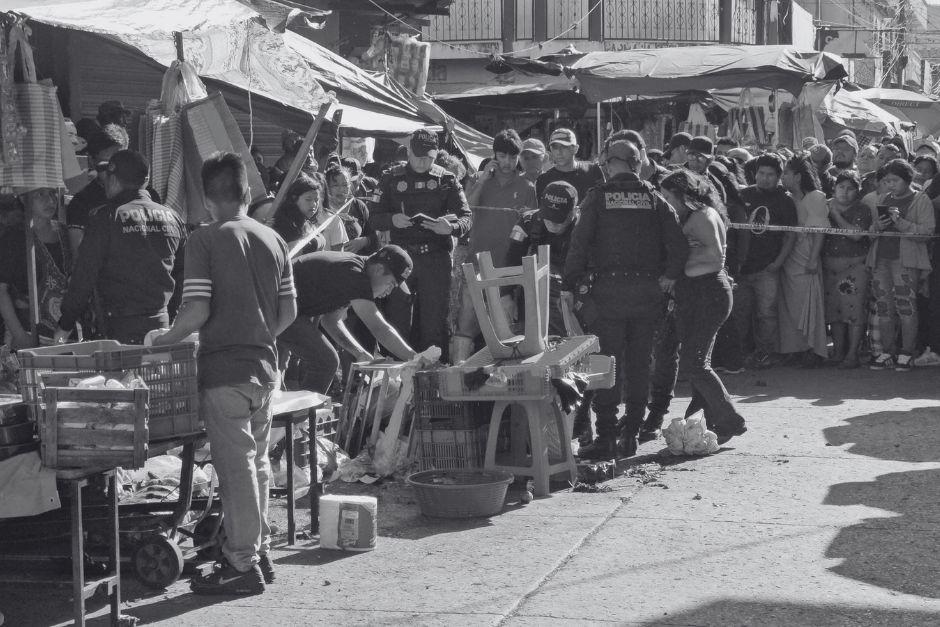 El incidente armado provocó el caos entre los vendedores y vecinos del sector. (Foto: Francisco Portillo/Colaborador)