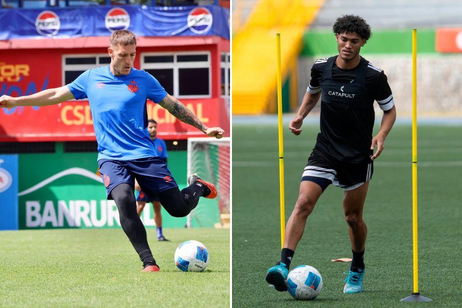 El "Cheka" Hernández y Dairo Reyes están llamados a ser las figuras en un nuevo clásico del futbol guatemalteco. (Foto: Redes)