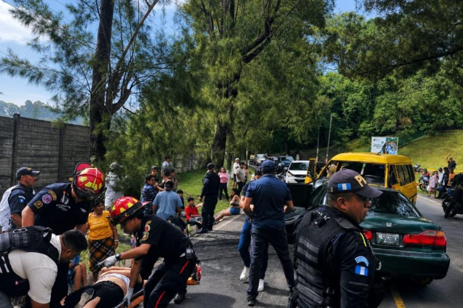 El paso quedó obstaculizado tras el percance vial. (Foto: ASONBOMD)