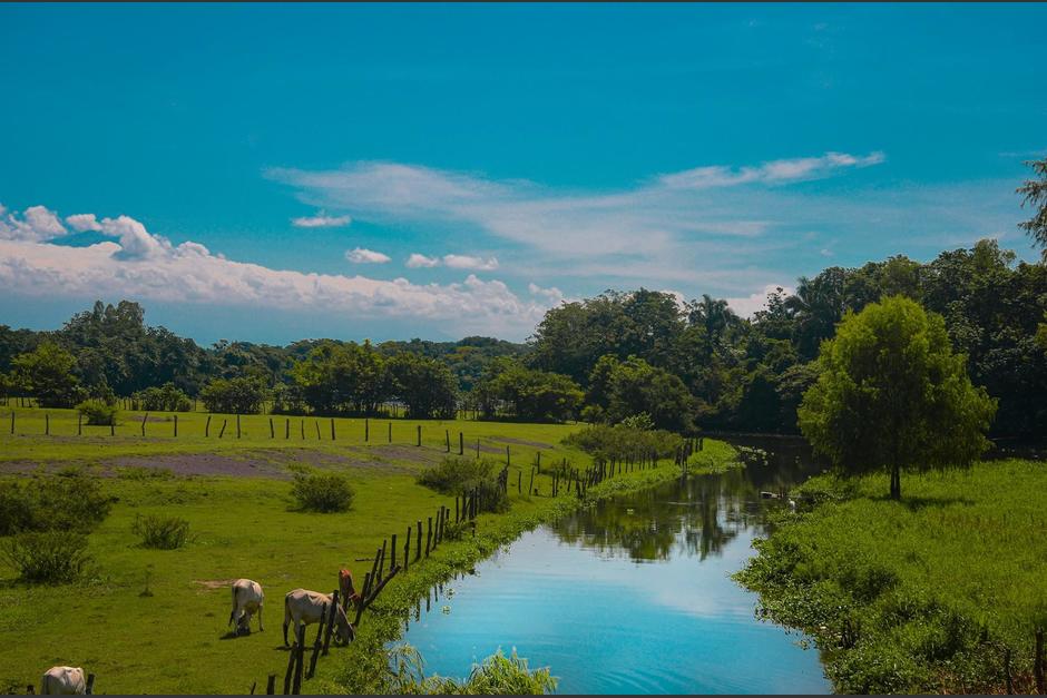 Así luce esta bella laguna ubicada en en Santa Cruz Muluá. (Foto: Municipalidad de Santa Cruz Muluá)
